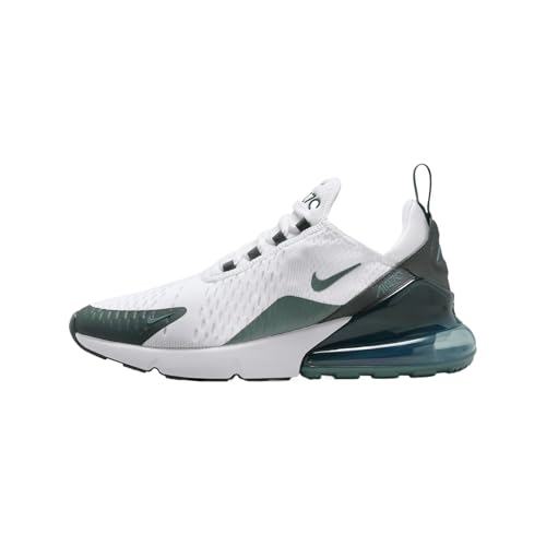 Nike Air Max 270 Women's Shoes (HQ3421-100, White/Bicoastal/Phantom/Vintage Green) Size 6.5