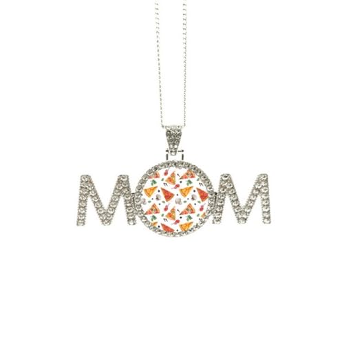 Collier motif pizza pour maman accessoire tendance au quotidien taille M