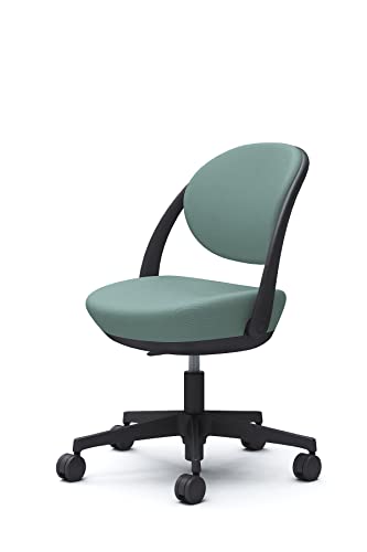 オカムラ パラベル パーソナルチェア 在宅ワーク対応 5本脚ウレタンキャスター ブラック セージ 8CBAER-FKY6