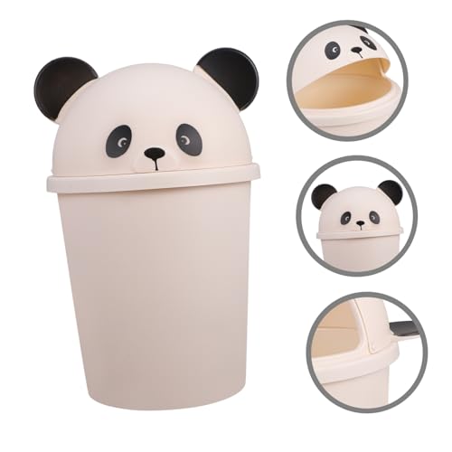 Caneca de basura rectangular Holibanna blanca miniatura 5