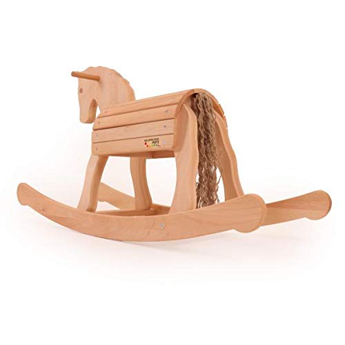 Schaukelpferd aus Holz | Holz-Schaukelpferd | Kinder-Schaukelpferd | Mini-Schaukel-Voltipferd 7020 – Bild 4