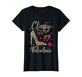 Photo Gallery donna donna classy sassy 47 favoloso leopard tacchi 47° compleanno maglietta Photo Gallery donna donna classy sassy 47 favoloso leopard tacchi 47° compleanno maglietta
