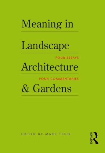 Landscape Architecture text Meaning and Garden Design pour Passionnés d'Architecture