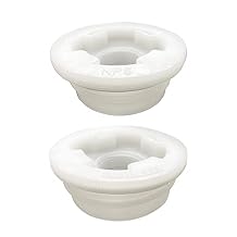 Bung Cap 2" with 3/4" Knock Out Combo 2pc 1 Buttress Thread & 1 NPT Thread Fits Plastic 15, 30, 55 Gallon Drum,