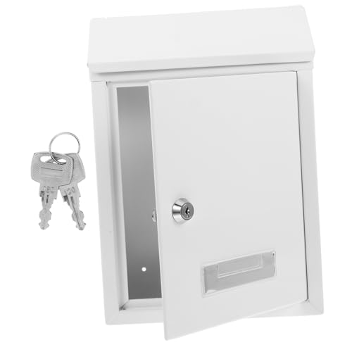 Kisangel Boîte Aux Lettres Murale Au Design Rétro Kgymjr Avec Verrouillage À Clé Pour Lextérieur Et La Pluie