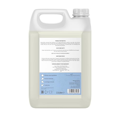 Mucky Muttz - Dog Conditioner - 2.5 Litre, White - Image 2