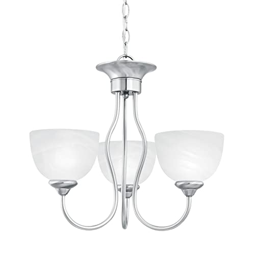 Thomas Lighting Sl8014-78 Tahoe Three-Light Chandelier, Brushed Nickel #TOP6