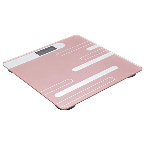 Báscula de baño electrónica inteligente rosa 180Kg miniatura 2