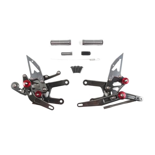 Repose-Pieds Réglables CNC pour YZF R6 2017-2022 Marchepied Moto Arrière