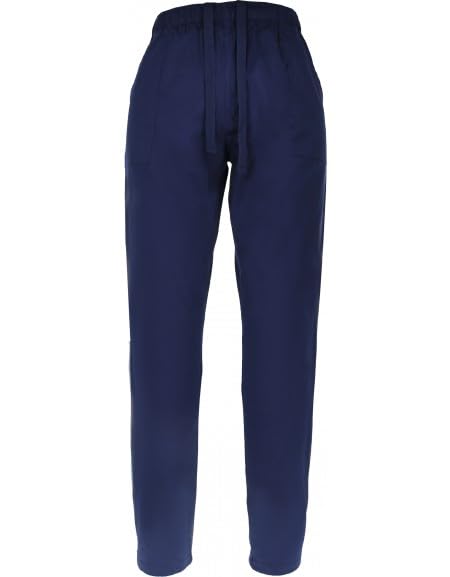 KAIXUAN - PANTALÓN Sanitaria Unisex DE Uniforme MÉDICO Enfermera ESTÉTICA Dentista - PANTALÓN con CINTURÓN ELÁSTICA DE Uniforme Laboral Limpieza HOSTELERÍA SANIDAD- Serie 8314 (S, Azul Marino)