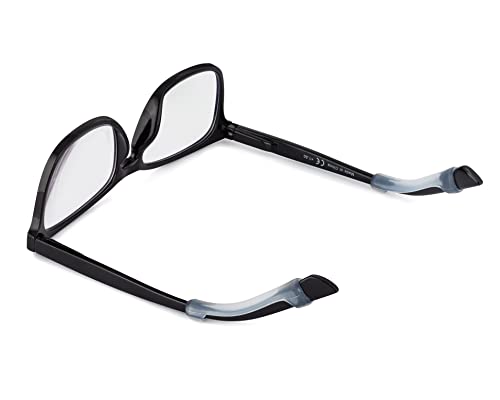 Pilotfish Basics Silicone Temple Tips Glasses Holder, Sunglasses Eyewear Retainer Reading Glasses Ear Grip, And Accessories, Premium Anti-Slip Eyeglass Holder 5 Pairs (Clear, 5 Pairs) #TOP3