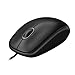 Logitech B100 Optical USB Mouse,Black