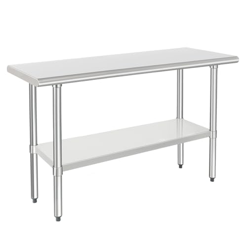 Image of HARDURA Stainless Steel Commercial Table 18x48 Inches