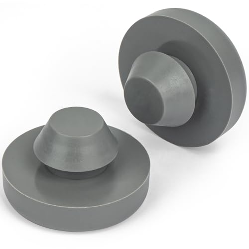 Omoojee 2 Pcs Rack Replacement Cooler Feet, Non-Slip Rubber Feet for Most 20qt 45qt 65qt 110qt 145qt Coolers, Compatible with Yeti Coolers, Prevent Sliding, Gray