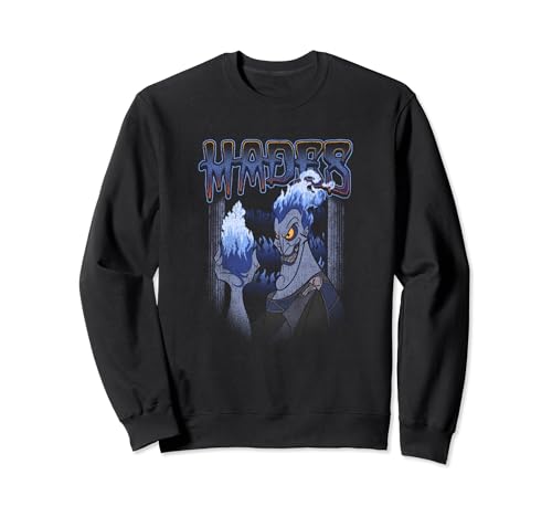 Sweatshirt Disney Hercules Hades une coupe confort aux flammes éclatantes