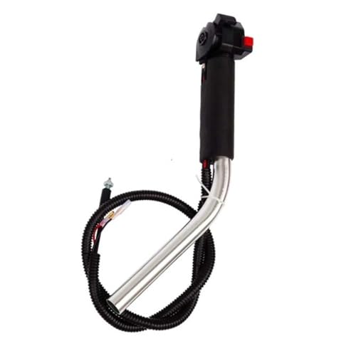 Wivplex Câble d'accélérateur de tondeuse à gazon, interrupteur de commande universel, poignée de levier, débroussailleuse, outils de commutation d'accélérateur Poignée d'accélérateur de rechange(A 1 P