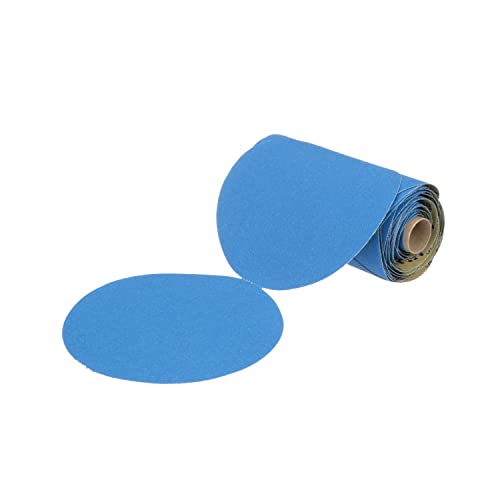 3M Stikit Blue Abrasive Disc Roll 80+ (No Hole) 6 in, Pack of 50