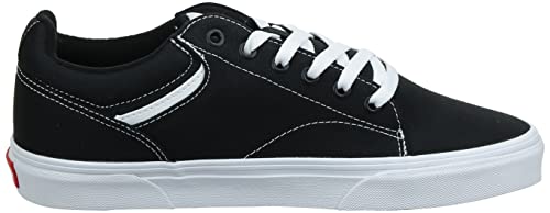 Vans Herren Seldan Sneaker, Schwarz ((Canvas) Black/White 187), 41 EU