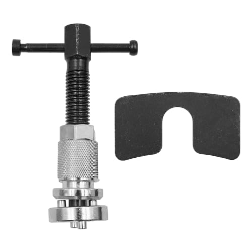 Namvo Herramienta de rebobinado de pistón de pinza de freno, herramienta de retroceso de pastilla de freno trasera de coche para reemplazo de pastilla de freno trasera