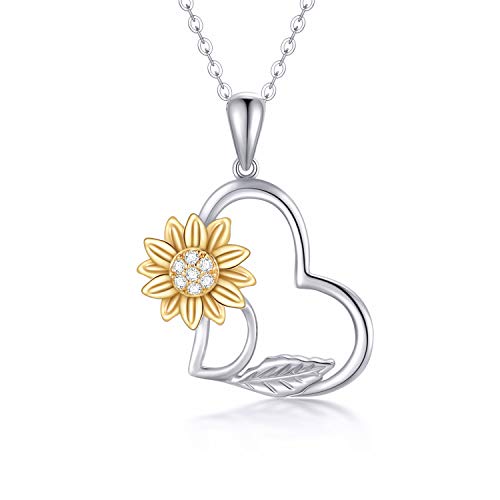 "Unravel The Beauty Of White Gold Sunflower Necklaces And Find Your