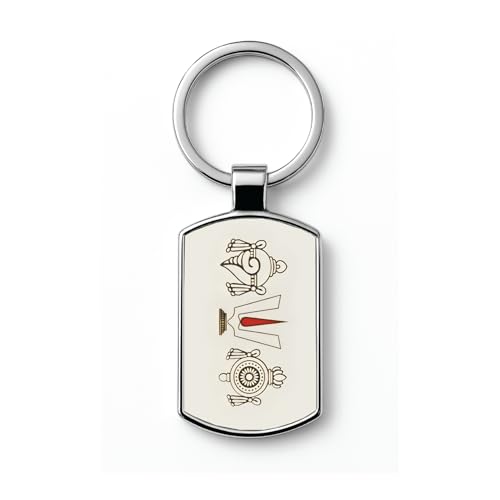 Image of MG | Motivational & Devotional Metal Glossy Keychains | Shiva /Krishna /Ganesha /Balaji /Buddha /Hanuman /Jesus /Laxmi /Ram /Evil Eye - Stylish & Durable Gift Keychain