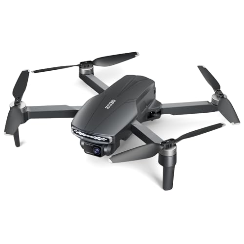 LANSAND Brushless Motor Drone with Camera for Adults 4K UHD Long Range FPV Video,5G Transmission,120°FOV 90°Adjustable Lens,2Batteries,Carrying Case,Optical Positioning,Easy for Beginner,Under249G