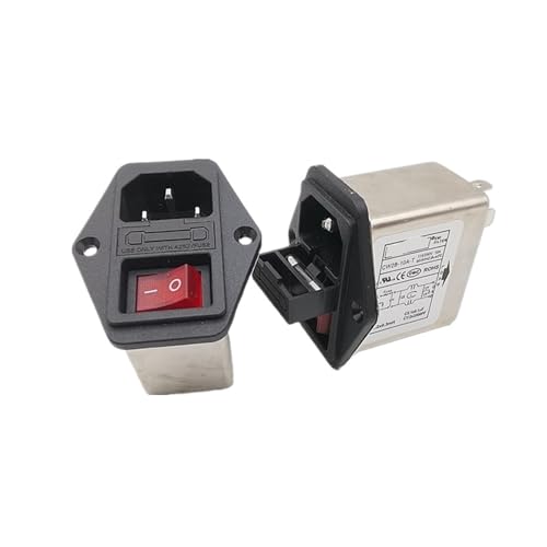 1 Pcs AC Socket Fuse Switch Filter CW2B-06A-T CW2C-10A-T CW2A-10A-T(CW2B -10A -T 10A with Light)