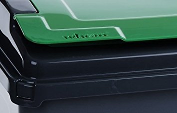 Whatmore 124595 50L Recycling Bin & Lid - Graphite/Green