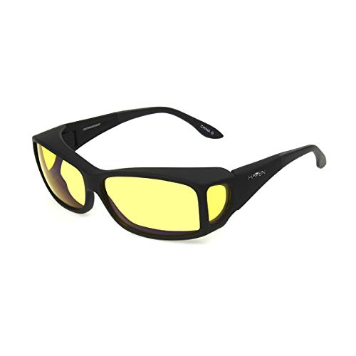 Dioptics Oval Haven, Meridian, Fits Over Sunglasses, Night Driver