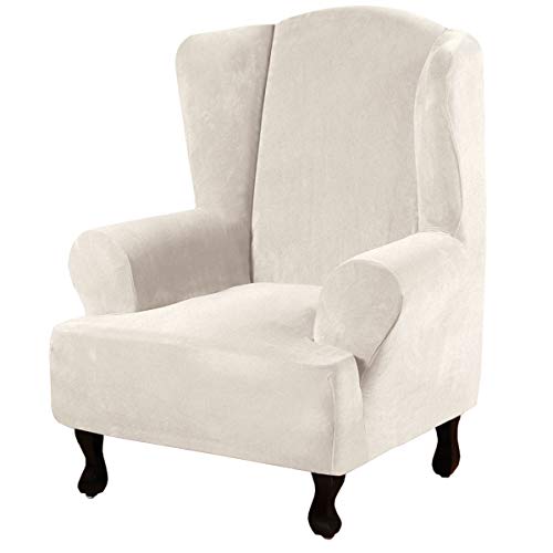 H.VERSAILTEX Velvet Wingback Slipcover