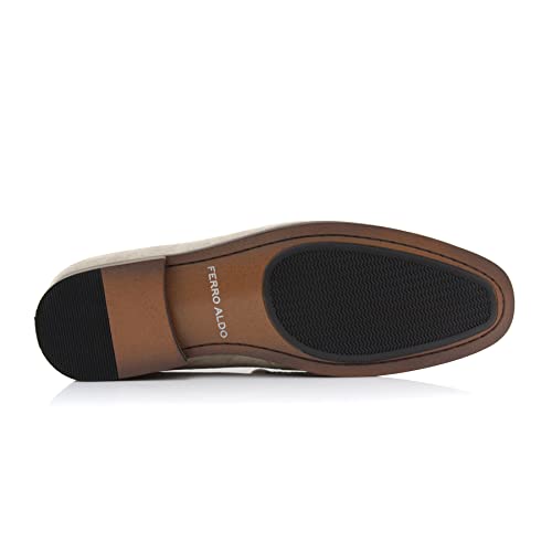 Image of Ferro Aldo Men's Premium Moc Toe Loafers | Casual & Dress Styles with Tassels & Horsebit Buckles