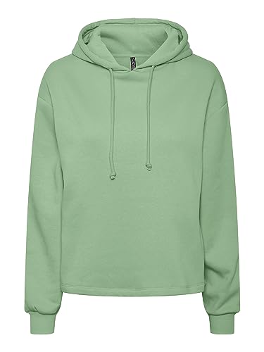 PCCHILLI LS Hoodie Noos Felpa Quiet XS donna con cappuccio verde