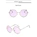Produktbild HONGYAN Runde Sonnenbrille Frauen Sonnenbrille Für Frauen Alloy Mirror Female