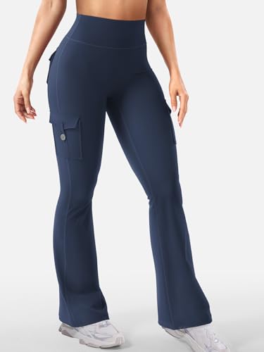Image of YEOREO CoreFlex Women Workout Flare Leggings