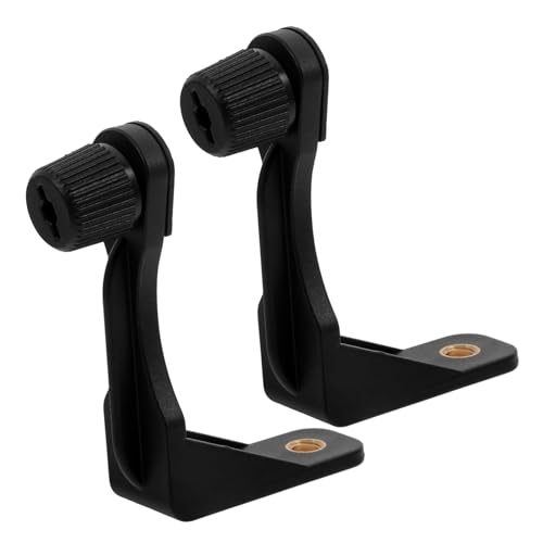 ARTIBETTER 2pcs Telescope Mount Binoculars an Fittings Cell Phone Tripod Cellphone Tripod Phone Holders for Your Car Astronomical Microscope Binocular Adapter Tripod Mount Adapter Black Abs