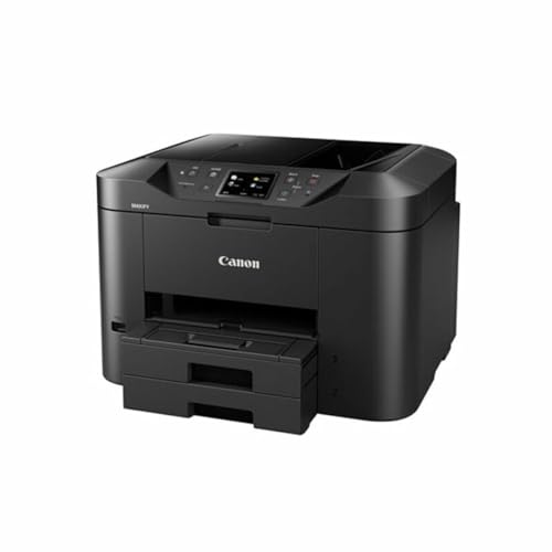 Canon - Maxify MB2750 - Imprimante Multifonction Jet d'encre, 24 ipm (Impressions par Minute) en Blanc et Noir, 15,5 ipm en Couleur, 600 x 1 200 dpi - Noir/Anthracite