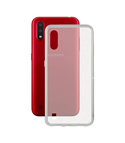 BigBuy Tech Mobile Phone Case with TPU Edge for Samsung Galaxy A01 Flex Transparent BigBuy Tech Mobile Phone Case with TPU Edge for Samsung Galaxy A01 Flex Transparent