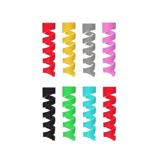 Image of Cable Saver Multipurpose Spiral Charger Protector - 4 Pieces (Pack of 1) for Data & Charging Cords, Multi-Color Protective Wraps for Tangle-Free, Durable, and Long-Lasting Cable Protection.