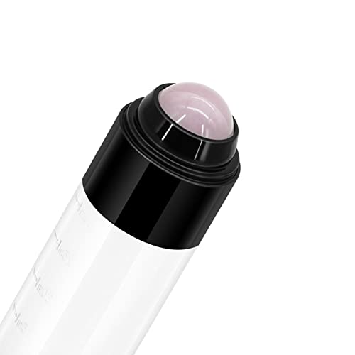 Jade Roller for Face Women Ice Jade Roller Bottle Essential Oil Roller Bottles Multifunctional Facial Massage Skin Care Beauty Tool (Pink)