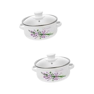 Imikeya Lavendel Simmertopf Set 2-teilig