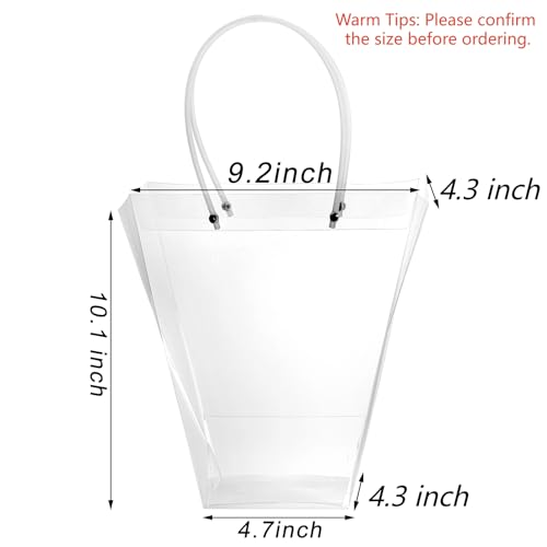 Sac pour bouquet de fleurs avec longues poignées pour un transport stable et facile