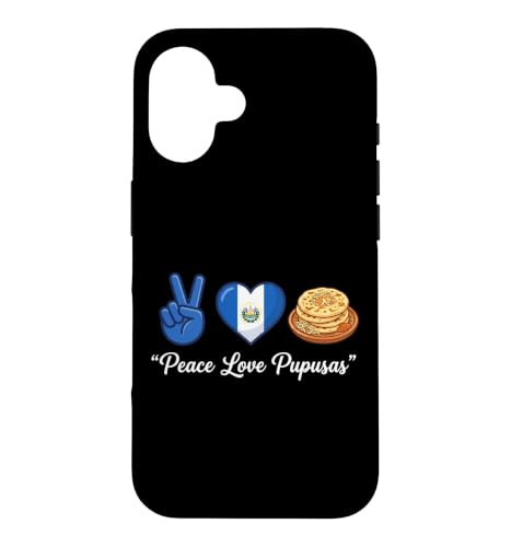 Peace Love Papusas, El Salvador Food Coque pour iPhone 16