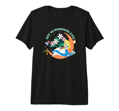 T-shirt Alice aux Pays des Merveilles Disney cadeau idéal pour anniversaire de fan de dessin animé