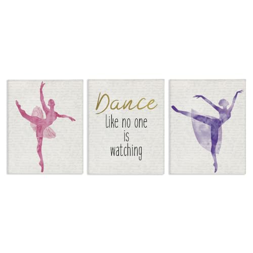 Stupell Industries Dance Like No One is Watching Ballerinas