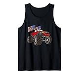 Photo Gallery monster truck patriotic american flag bambini ragazzi truck canotta Photo Gallery monster truck patriotic american flag bambini ragazzi truck canotta