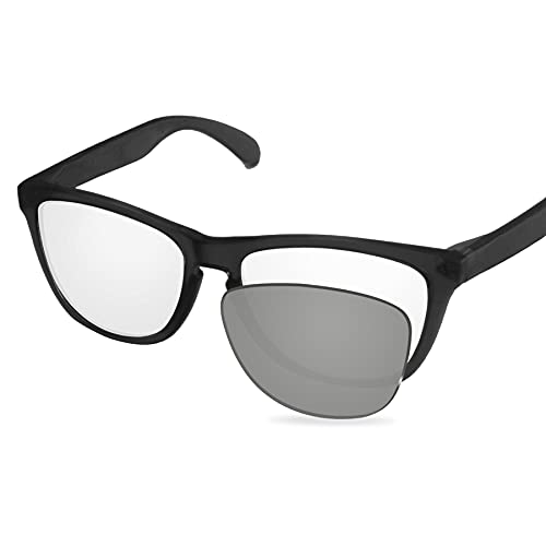 Image of 100% Precise-Fit Replacement Sunglass Lenses Compatible with Oakley Frogskins OO9013 55mm