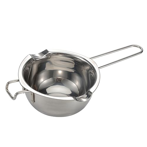 GLEAVI Lightweight Stainless Steel Pot Chef's Essential One-handed Operation Compact
