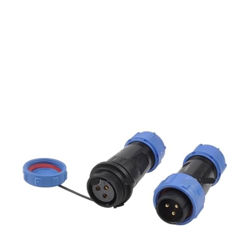 Conector SP21 IP68 de aviación estanco con enchufe de acoplamiento de 3 pines para líneas eléctricas