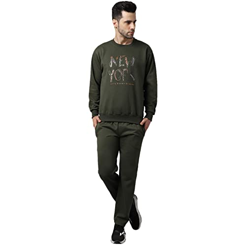 Image of Mack Jonney Fleece Printed Tracksuit Co-ord Set for Men-SW 44 LOWER 02-P