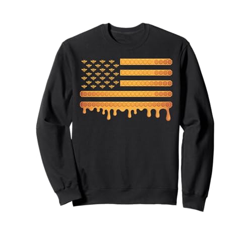 Hive Bees Honeybee Honeycomb American Flag Beekeeper �g���[�i�[